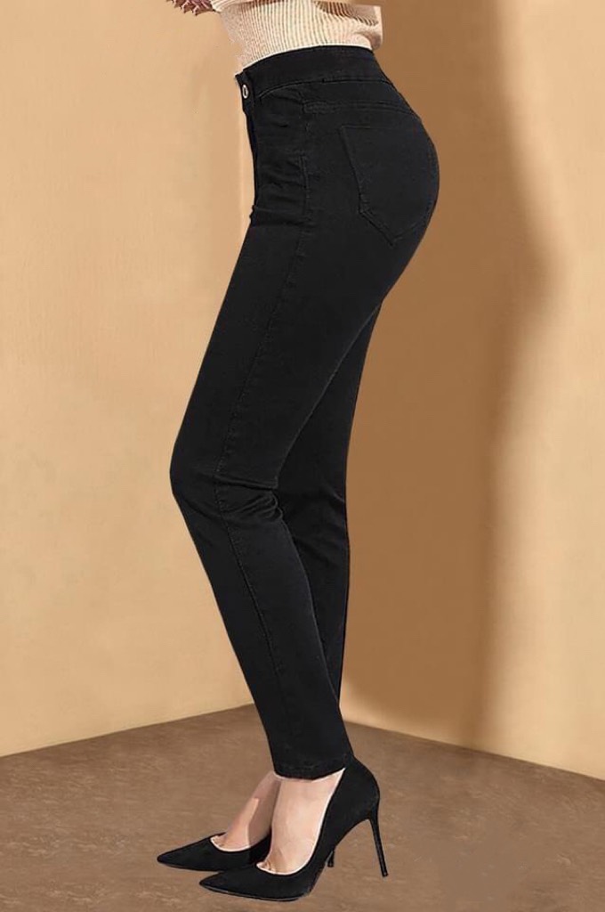 QUẦN KAKI JEAN NỮ LƯNG CAO THỜI TRANG 3 SIZE 45-60KG TÙY CHIỀU CAO