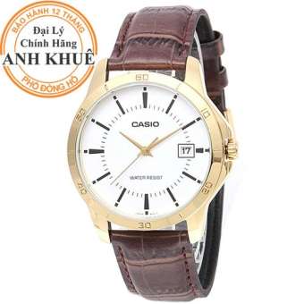 Đồng hồ nam dây da Casio Anh Khuê MTP-V004GL-7AUDF