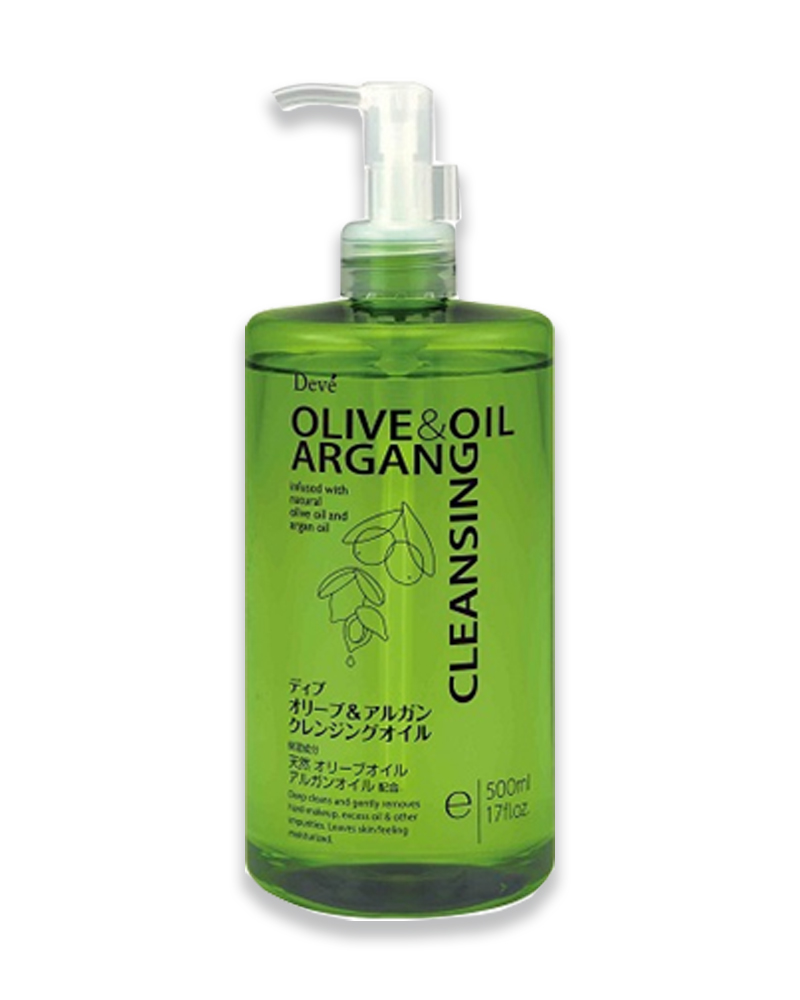 Dầu tẩy trang deve chiết xuất từ olive và argan - hàng nội địa nhật
