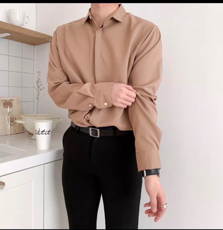 [HCM]ÁO SƠ MI NAM thêu KIỂU DÁNG HÀN QUỐC SIÊU HOT KOREA FASHION