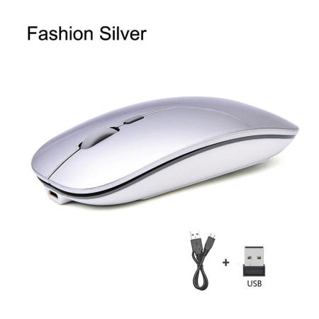 Silent Rechargeable Wireless Mouse - 