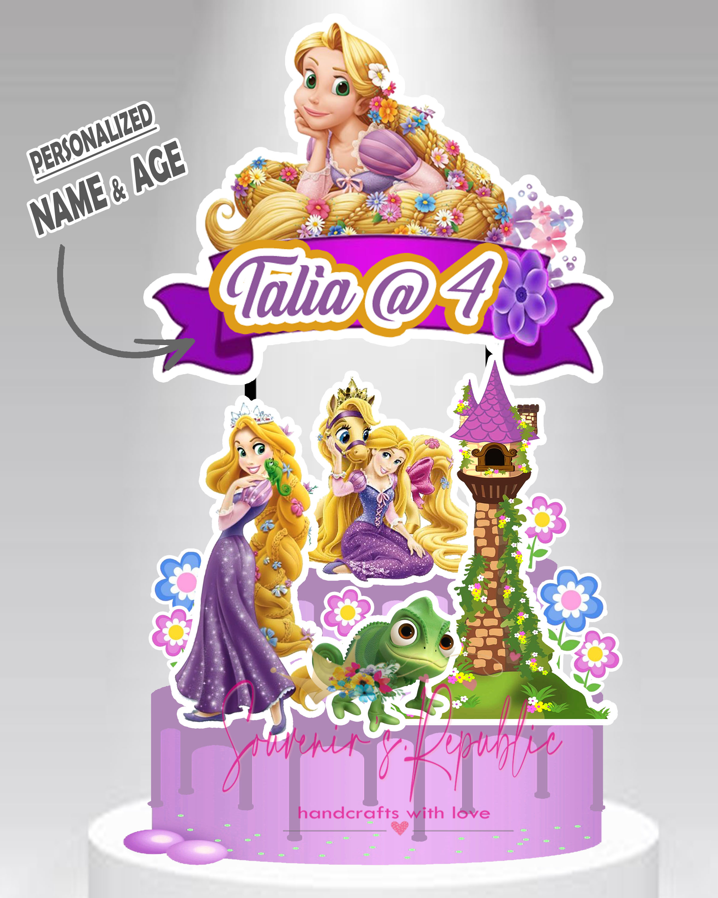 The Greenwich Cakery - Rapunzel cake, topper added after delivery. |  Facebook