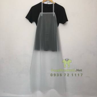 Tạp dề nhựa PVC chống nước kích dài 1m1