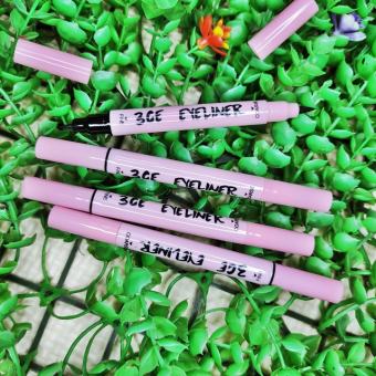 Bút kẻ mắt 2 đầu Eyeliner hồng chống nước, nhanh khô, sắc nét – SA731