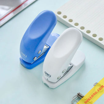 Bấm lỗ giấy mini Deli cầm tay tối đa 10 tờ 80gsm, dụng cụ đục lỗ C08