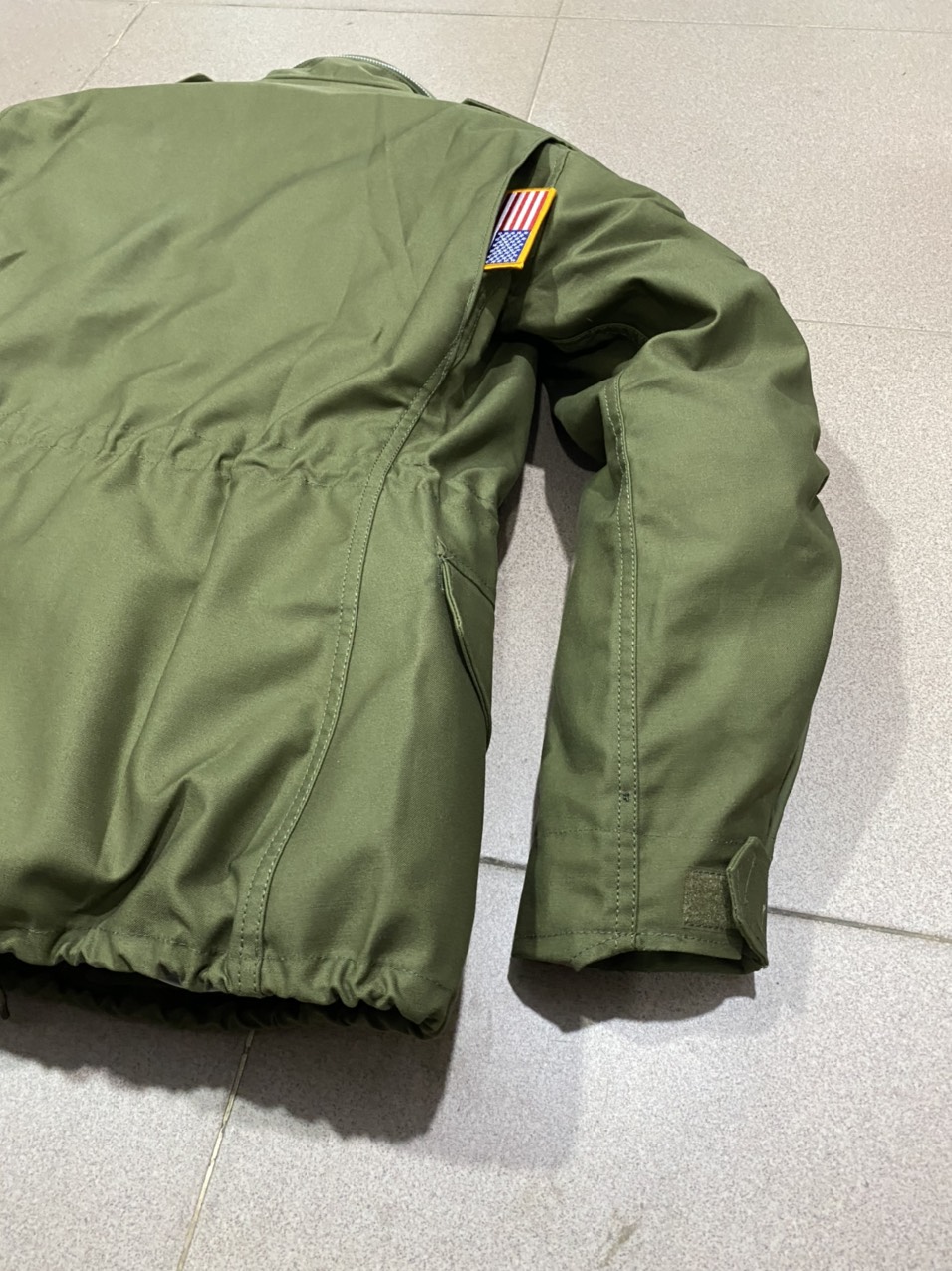 Áo m65 field jacket - áo nato - áo phiêu khóa nhôm màu xanh oliver og 107