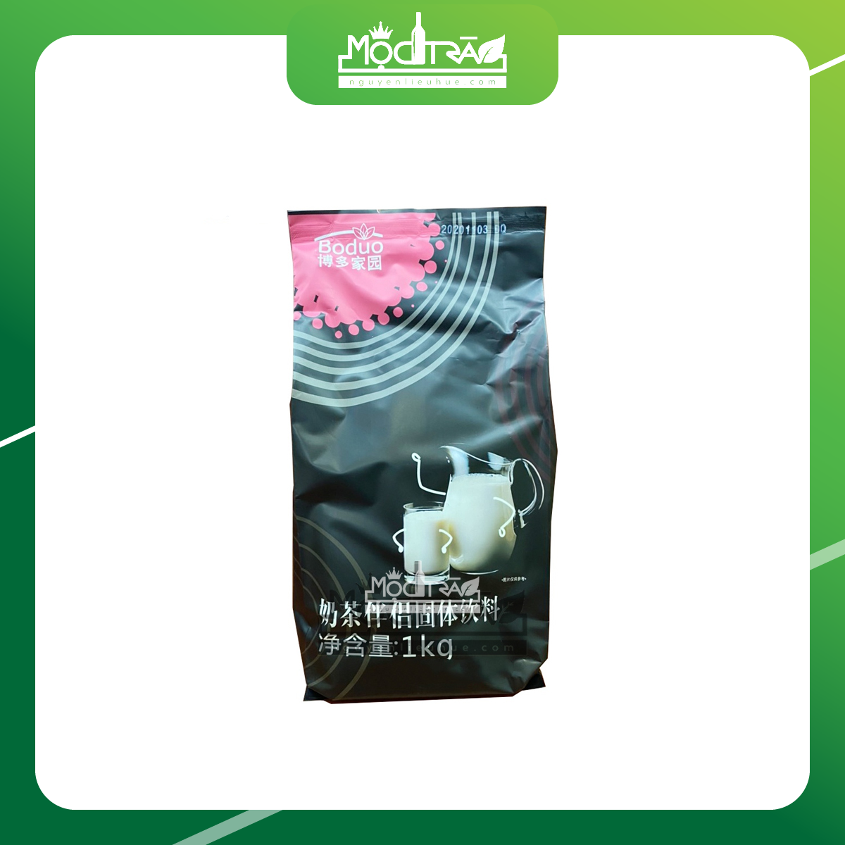 Bột Kem Béo Boduo cao cấp 90A (loại 1kg) - bột làm trà sữa