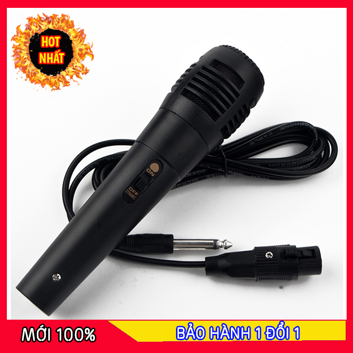 [SIÊU SALE - GIẢM THÊM 12%] Micro karaoke có dây cao cấp giá rẻ cho tất cả loại loa karaoke - micro karaoke có dây cao cấp thích hợp với tất cả loại loa karaoke
