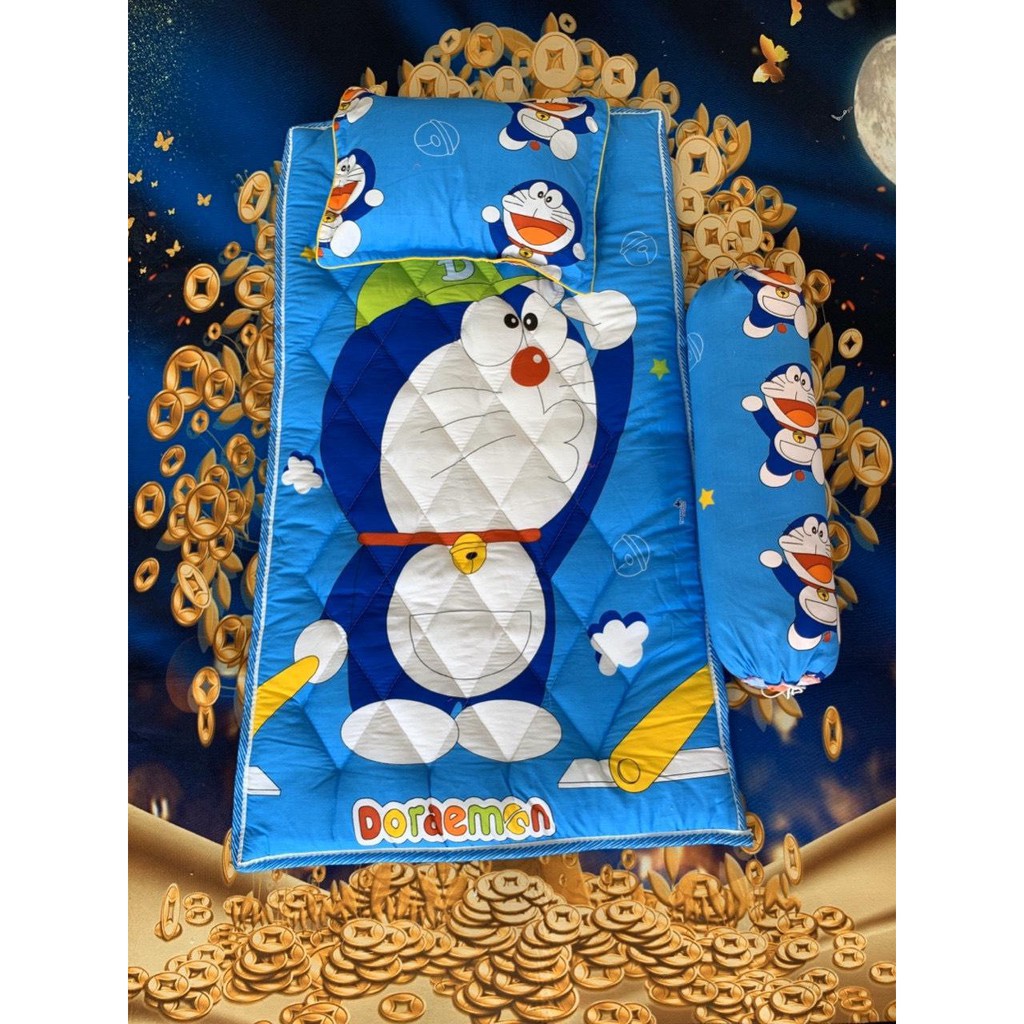 BỘ NỆM KÈM GỐI ĐI HỌC CHO BÉ NHIỀU MẪU