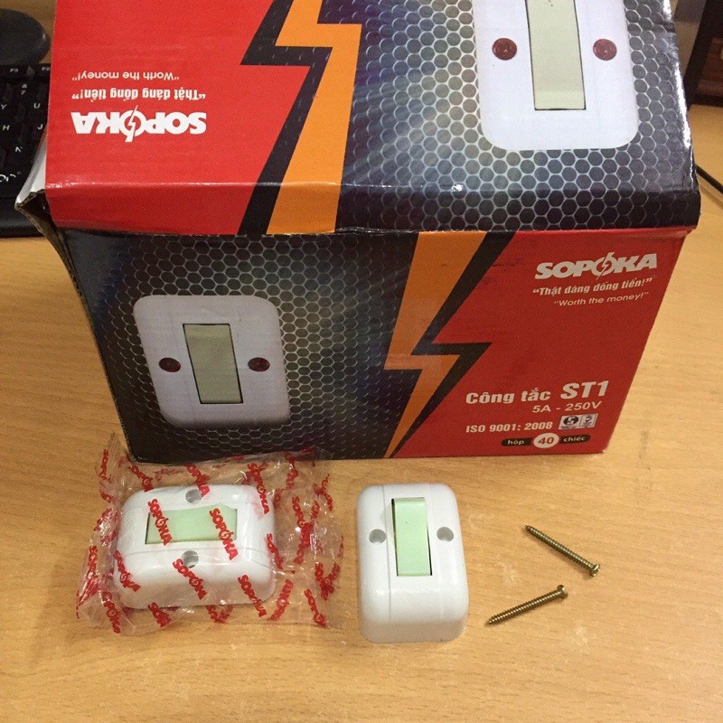 Công tắc 1 chiều sopoka st1