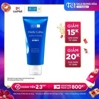 Kem rửa mặt dưỡng trắng Hada Labo Perfect White Cleanser 80g
