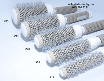 Lược tròn ống nhôm để sấy tóc Size 19