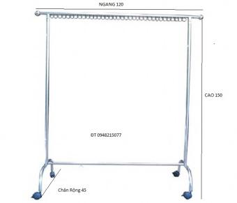 SÀO PHƠI INOX CHIẾC CÓ BÁNH XE CÓ KHOEN