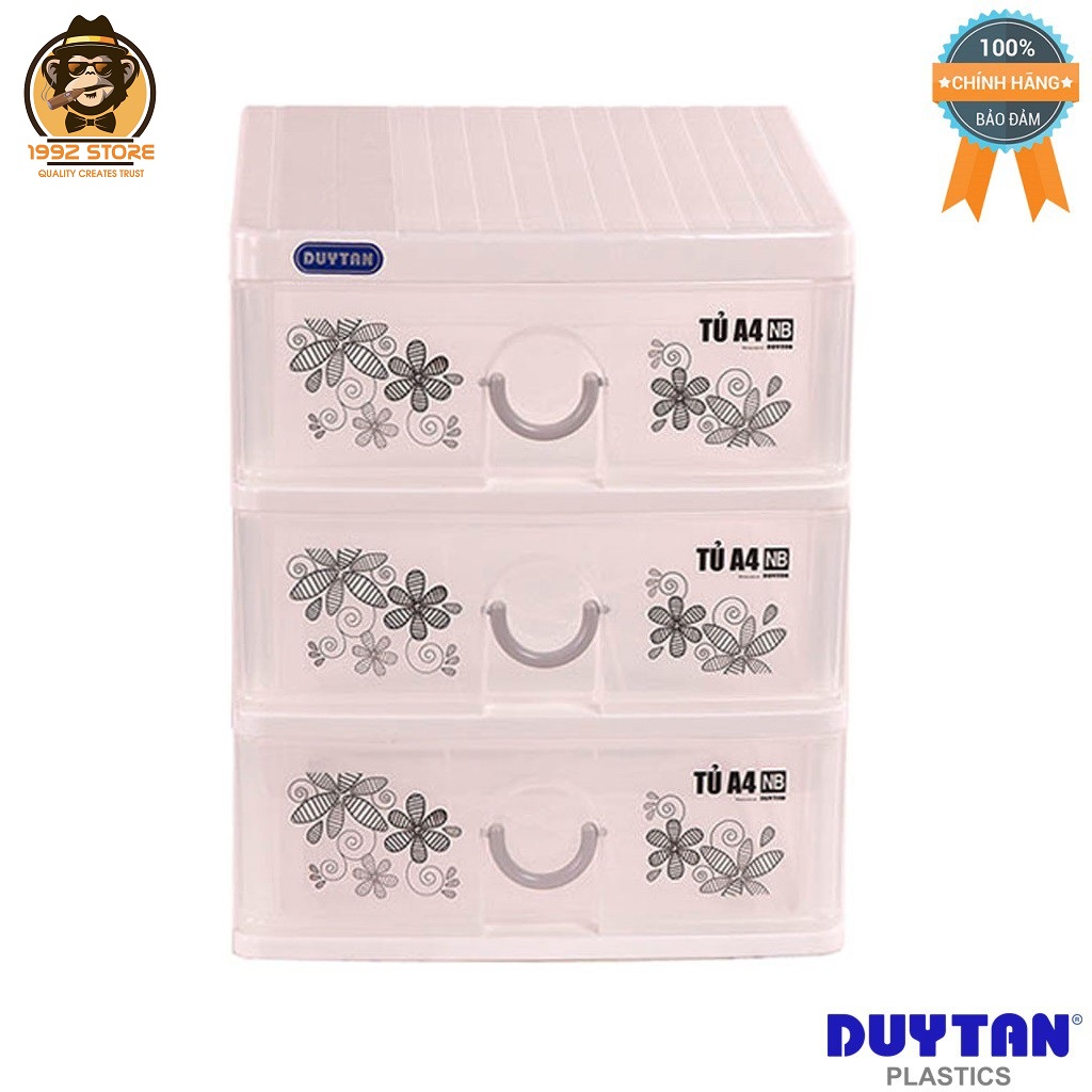 Tủ nhựa duy tân a4 - 3 ngăn nắp bằng no. 343/3-1992store