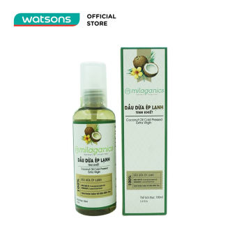 Dầu Dừa Ép Lạnh Tinh Khiết Milaganics 100ml