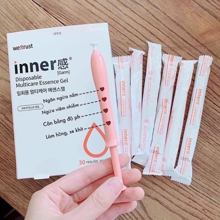 Gel Inner Wettust vệ sinh vùng kín dòng Multicare Essence đũa thần tình yêu kem dưỡng vùng kín gọn nhẹ tiện lợi