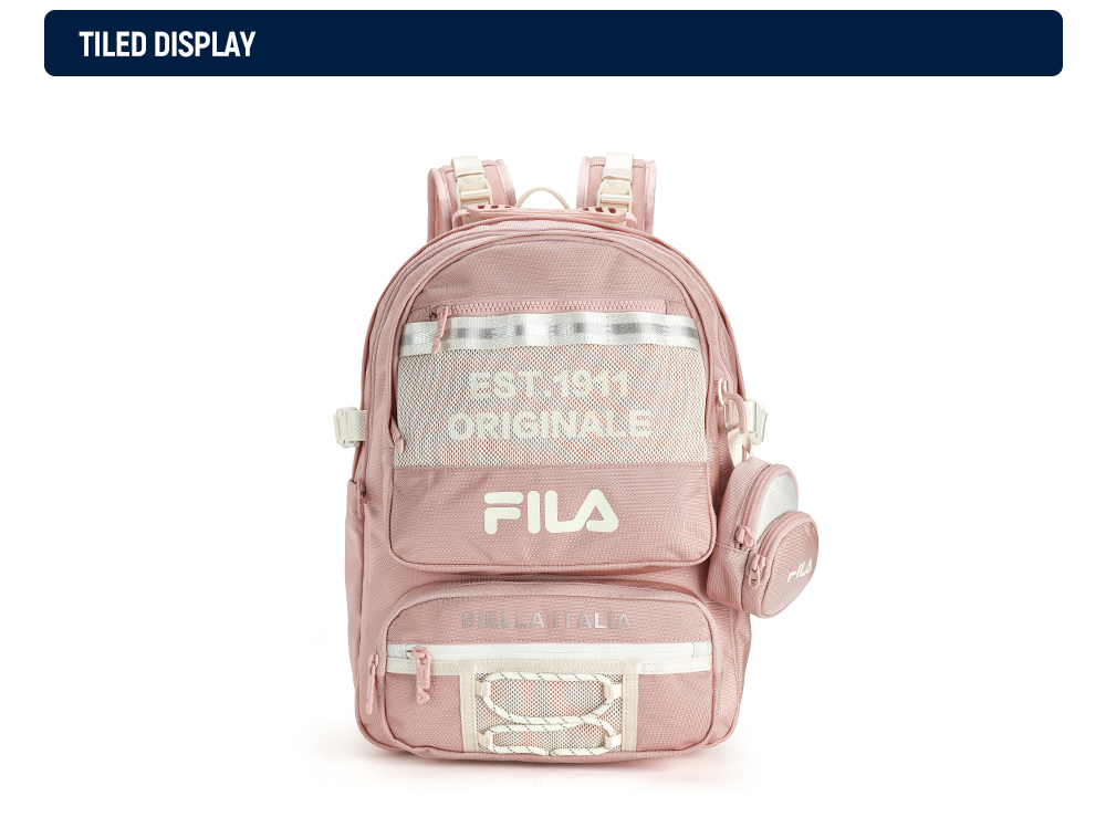 FILA CORE LIFESTYLE ORIGINALE BAGS Women Backpack Navy Pink