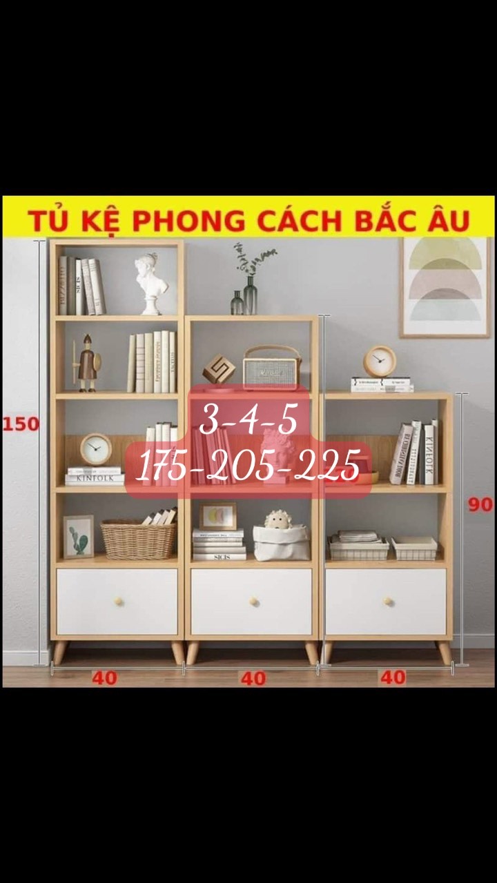 Tủ kệ sách gỗ