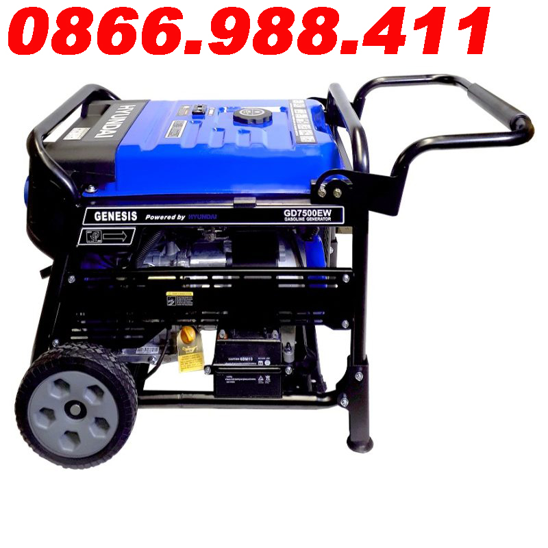 Máy phát điện chạy xăng 5kw genesis gd7500ew