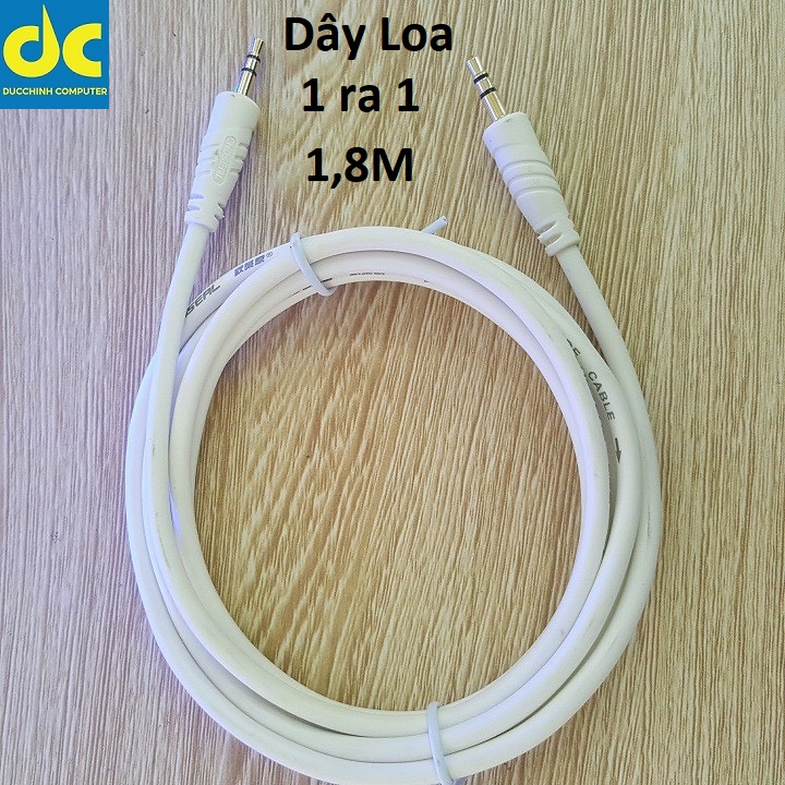 Dây kết nối loa 2 đầu 3,5 dài 1,8m 3m 5m 10m