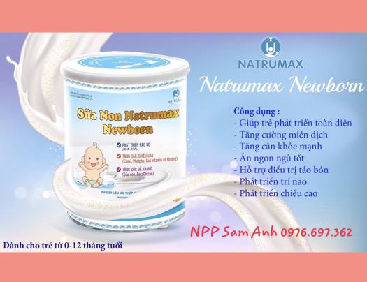 LÌ XÌ LÊN ĐẾN 200K. SỮA Non Nutrumax Newborn 400g dành cho trẻ từ 0-12 tháng tuổi