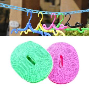 Dây Phơi Quần Áo Thông Minh 5m Có Lỗ Chống Xê Dịch Tiện Lợi