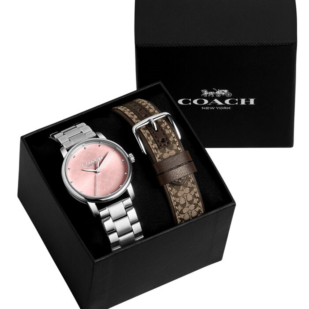 โปรโมชั่น Flash Sale : นาฬิกาข้อมือ COACH 14000088 GRAND GIFT SET WOMEN