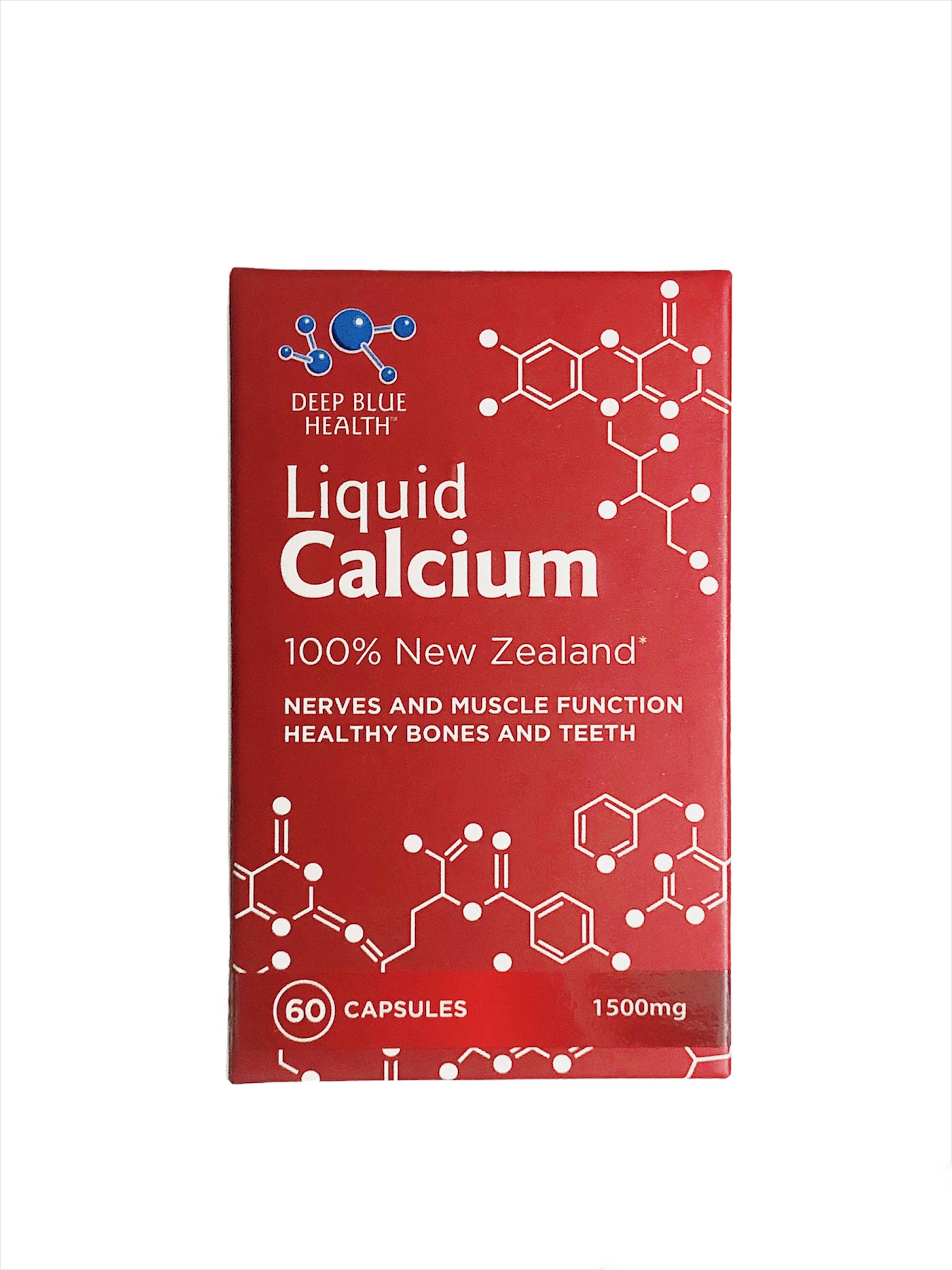 Viên uống bổ sung canxi Deep Blue Health Calcium - 60 viên