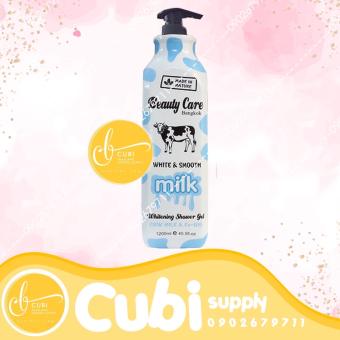 Sữa Tắm Dưỡng Trắng Da BEAUTY CARE BANGKOK 1200ml Thái Lan - Bò Màu Xanh