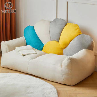 LEBI Ghế Sofa Lười Ghế Lười Cho Căn Hộ Nhỏ Đơn Tatami Ghế Lười Người Nổi Tiếng Có Lưới Sáng Tạo Ghế Sofa Nhỏ Ban Công Phòng Ngủ Trên Mặt Đất