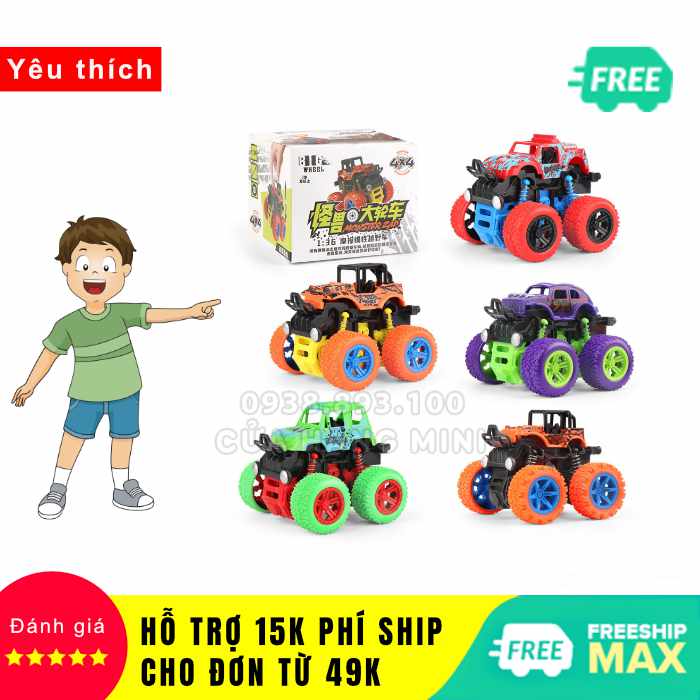 Xe đồ chơi địa hình chạy đà cực mạnh nhiều kiểu dáng cho các bé
