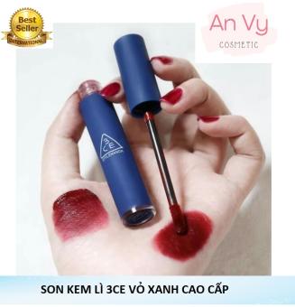 Son Kem Lì 3CE Vỏ Xanh Velvet Lip Tint Speak Up Màu Đỏ Đất - Mẫu mới