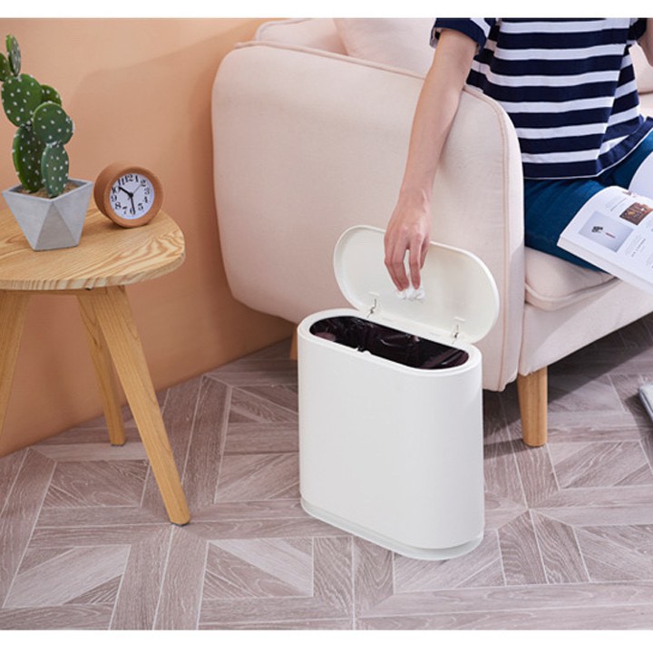 Thùng rác thông minh cao cấp ecoco thể tích 10l