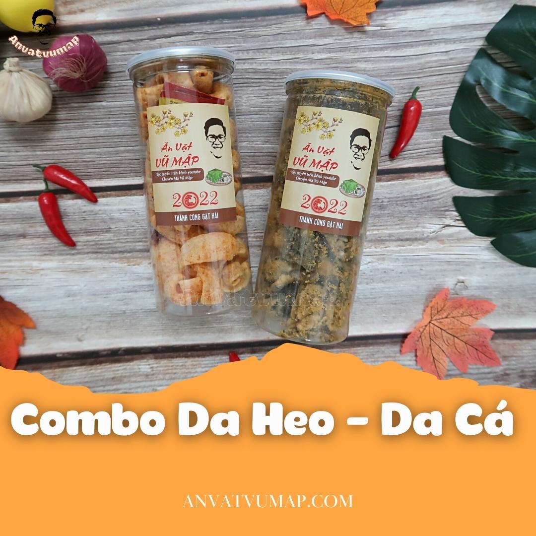 Combo da heo muối tôm - da cá trứng muối loại ngon nhất
