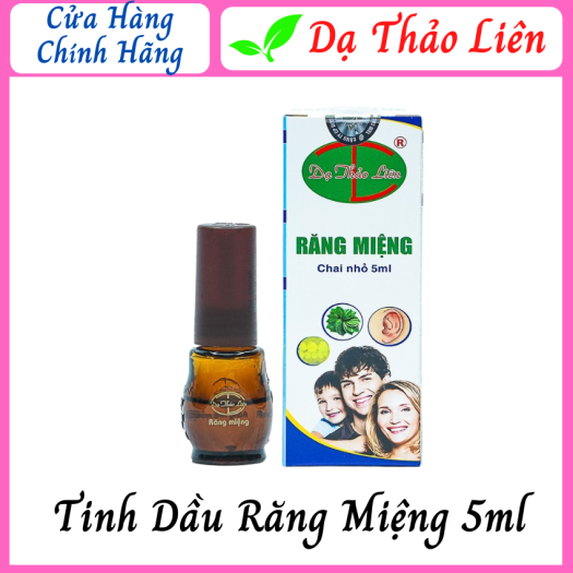 Tinh Dầu Răng Miệng Dạ Thảo Liên Chữa Sâu Răng, Hôi Miệng, Viêm Họng, Viêm Lợi, Amidan, Viêm Tai Giữa, Nấm Lưỡi, Chảy Máu Chân Răng 5ml