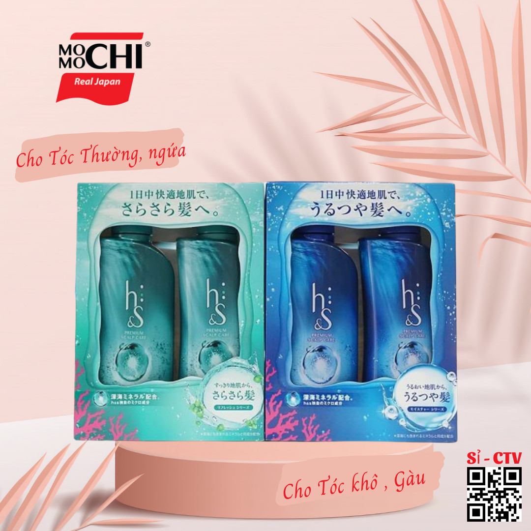 Bộ dầu gội xã h&s nhật bản 370ml