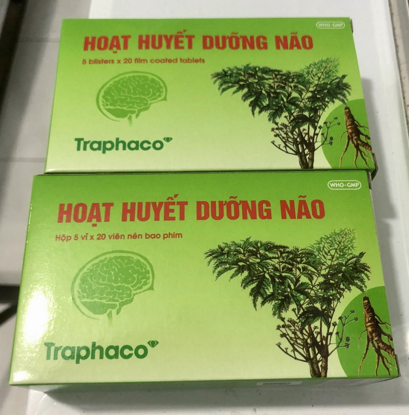 Hoạt Huyết Dưỡng Não - Traphaco - tác dụng: Bổ khí huyết, hoạt huyết dưỡng não