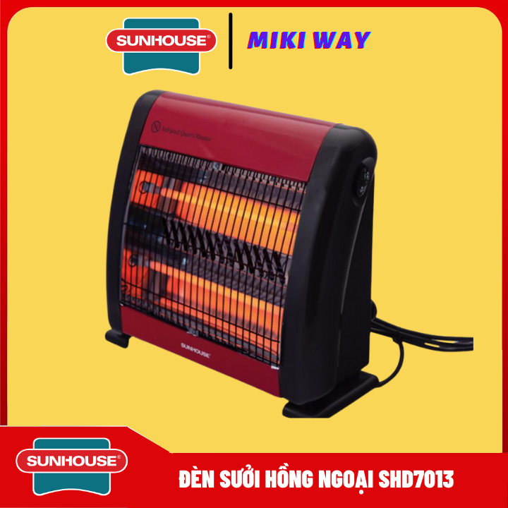 Đèn sưởi điện hồng ngoại Sunhouse SHD7013 - Đèn sưởi ấm cho bé có ảnh thật