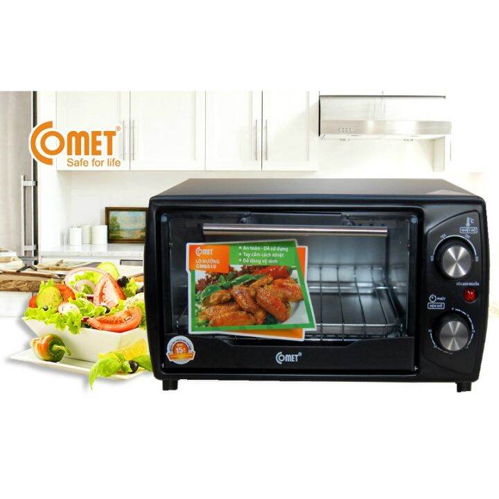 Lò Nướng Điện Đa Năng COMET - CM6510 ( 10L ) Công Suất Lớn - Lò Nướng Đa Năng Gia Đình - Tiết Kiệm Điện Năng - Sử Dụng Đơn Giản Tiện Lợi