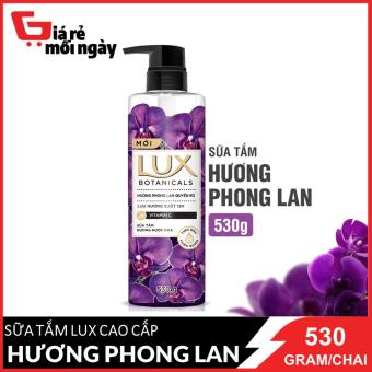 Sữa tắm Lux mới cao cấp Hương phong lan quyến rũ (Tím) 530g
