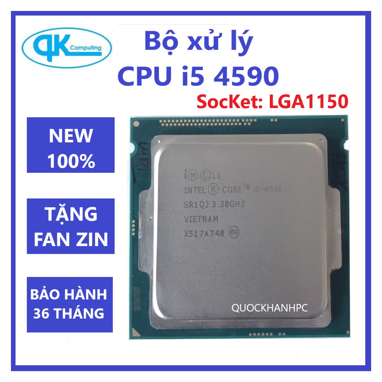 Cpu intel core i5 4590 3.30ghz, cpu intel pentium g3220 3.00ghz - socket 1150 hàng mới 100% bảo hành 36 tháng