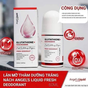 Lăn Khử Mùi Trắng Da Nách Glutathione Fresh Up Whitening Angel’s Liquid Khử Mùi Cơ Thể Hiệu Quả