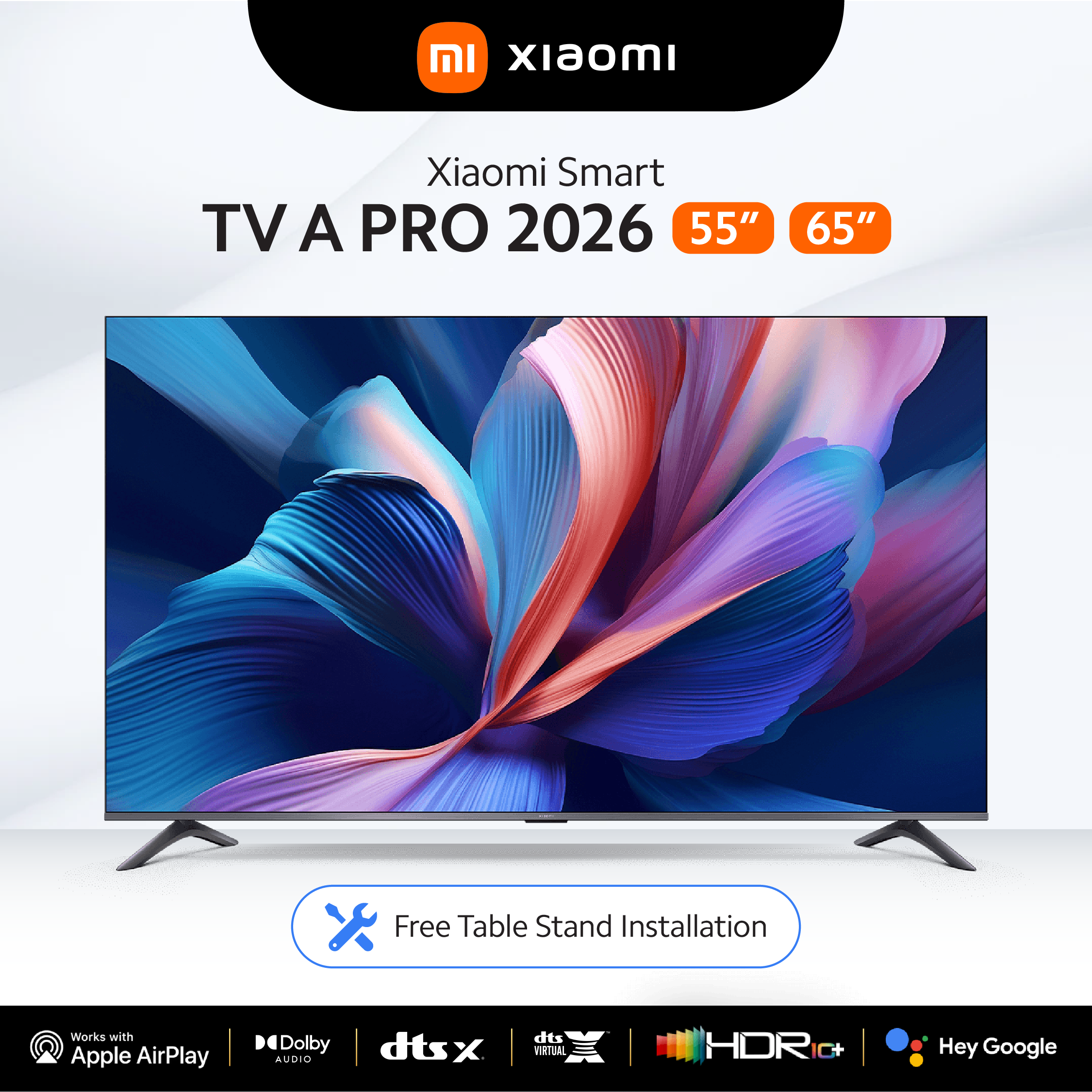 Xiaomi Tv A Pro 55 2025 - Google Tv 4K Ultra Hd Hdr10+ Chromecast