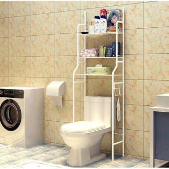 Kệ 3 tầng để đồ phía trên bồn cầu tiết kiệm không gian , Kệ 3 tầng để đồ phía trên bồn cầu tiện dụng , Kệ 3 tầng để đồ phía trên bồn cầu tiết kiệm không gian , KỆ 3 TẦNG ĐỂ ĐỒ TRÊN BỒN CẦU THÔNG MINH , Kệ để đồ nhà tắm thông minh sau bồn cầu