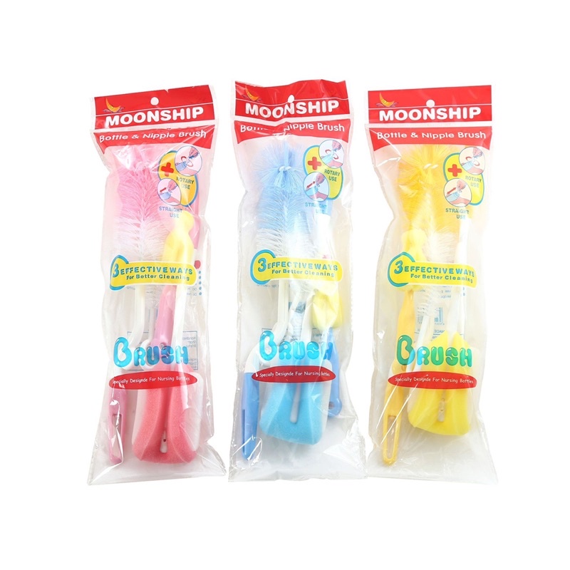 Cọ rữa bình sữa -bộ cây rửa bình sữa 4 chi tiết đa năng- cọ rửa bình sữa, núm ti và ống hút siêu sạch, siêu rẻ