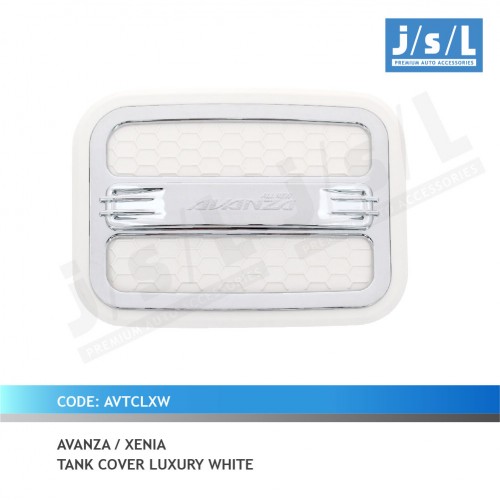 Toyota Avanza 2005 2011 Tutup Bensin JSL Tank Cover Luxury White - Jenama JSL Harga 41,250 Ringgit*Penghantaran Percuma