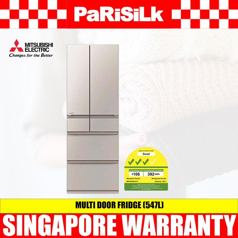 Bulky) MITSUBISHI MR-CGX46EX-GWH-P 3 Doors Refrigerator(361L