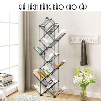 Giá sách hàng rào 11 tầng, 9 tầng, 7 tầng, kệ sách 11 tầng, giá sách 7 tầng, giá để sách 7 tầng