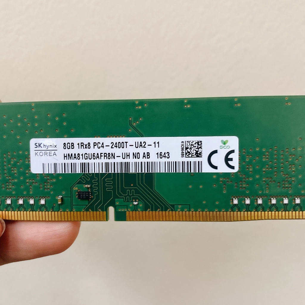 Ram pc ram máy tính ddr4 8gb 1rx8 pc4-2400t-ua2-11 udimm non-ecc