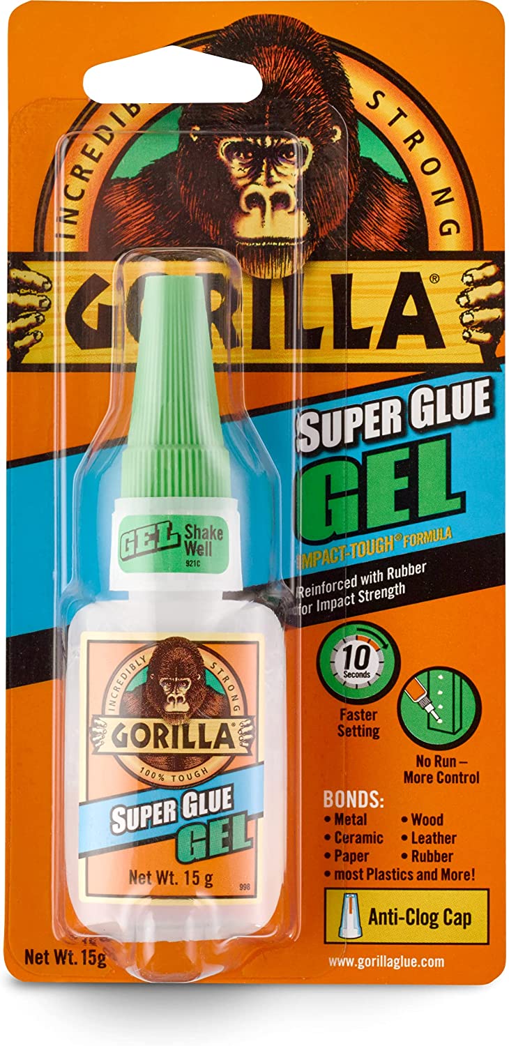 Keo Siêu Dính Trong Suốt Hàng Chính Hãng Mỹ hiệu Gorilla Super Glue Single Tube (15gram hoặc 20gram)
